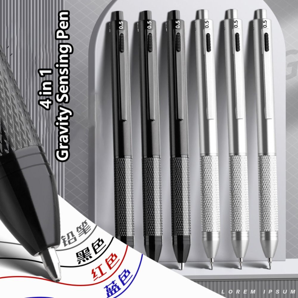 Staedtler Pencil Lumocolor - Wielofunkcyjny metalowy długopis z czujnikiem grawitacyjnym