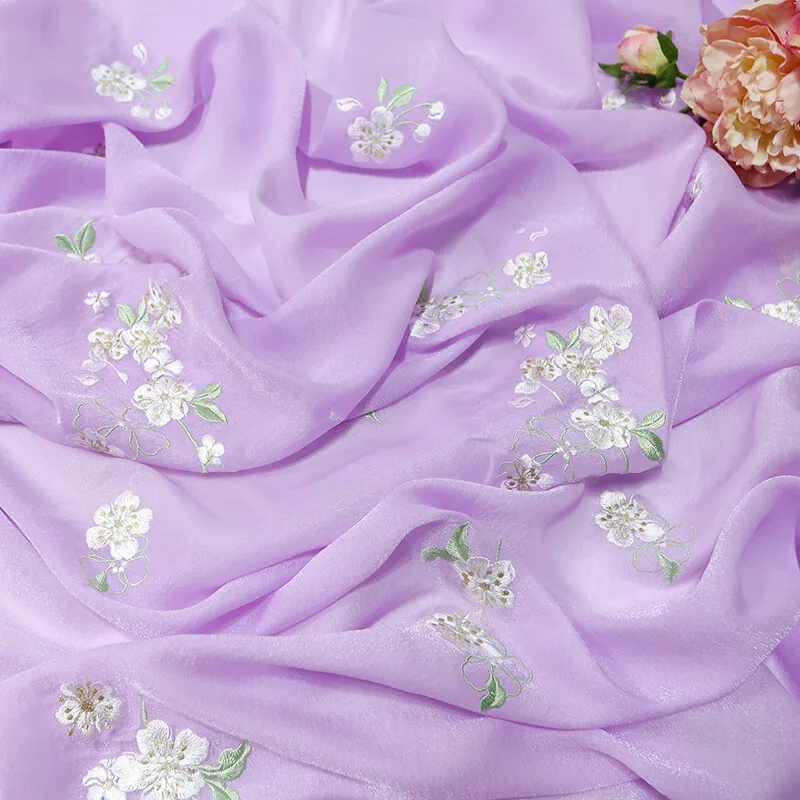 Tkanina szyfonowa z haftem kwi – Sewing Batik Fabric recenzja i cena