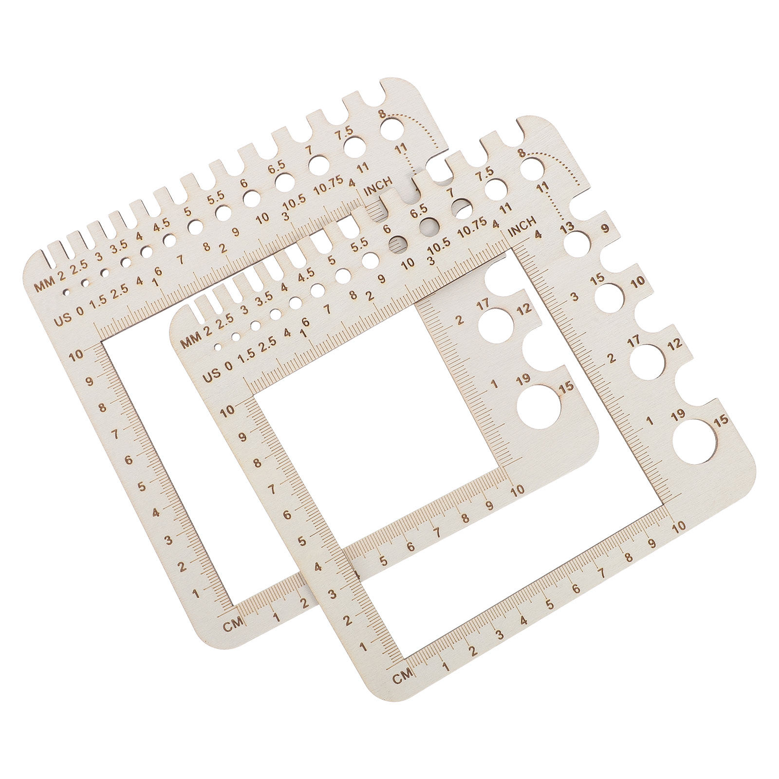 2 sztuki drewnianych mierników – Sewing Gauge Ruler recenzja i cena